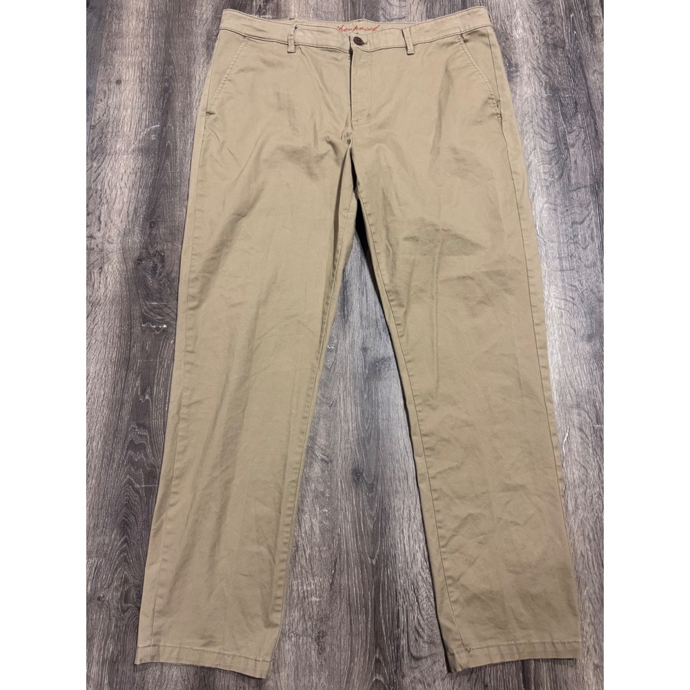 Weatherproof Vintage Mens Khaki Chino Pants Tan W3F044 Size 38x30